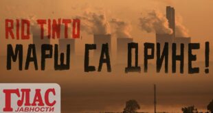Сутра протест испред Владе: „Да протерамо Рио Тинто из Србије“