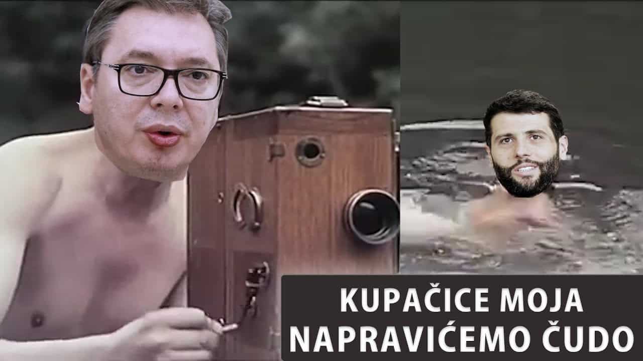 Вучић и Шапић - Kупачице моја направићемо чудо (видео)