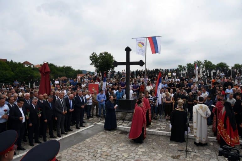 У Братунцу служен парастос за 3.267 Срба из средњег Подриња које су убиле муслиманске снаге