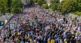 Кијев: На литији поводом 1033. годишњице Крштења Кијевске Русије, учествовало 350.000 људи