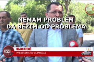 Лазаревац: Напредњачки председник општине Стевић јавно признао да бежи од проблема! (видео)