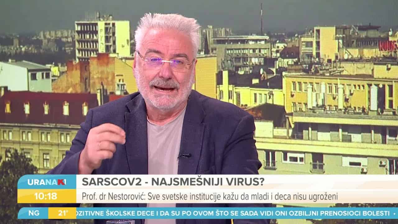Проф. др Несторовић уживо у емисији разбио режимског климоглавца у вези вакцинације (видео)