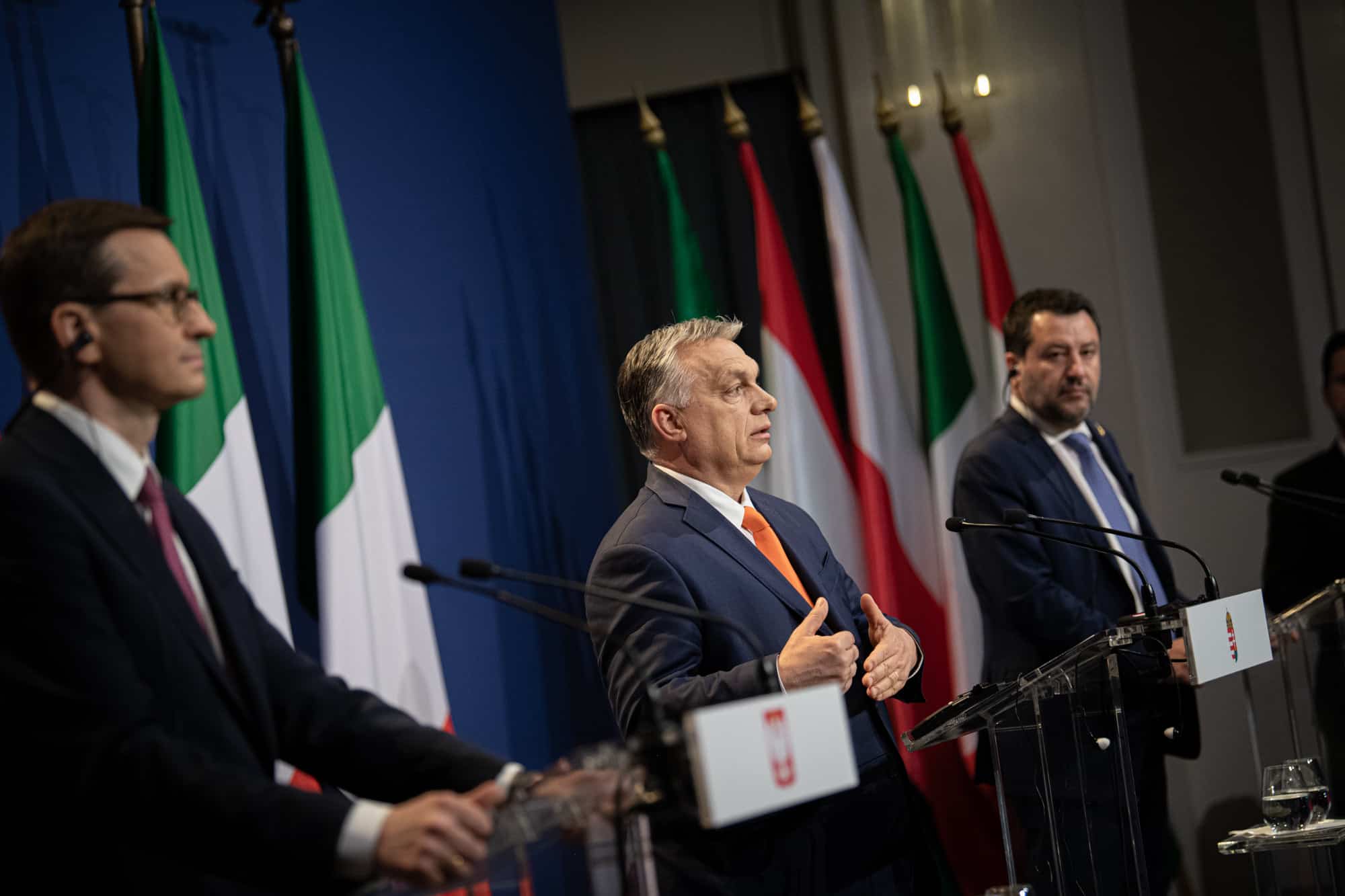 Виктор Орбан, Матео Салвини и Матеуш Моравјецки разговарали о оснивању нове политичке групе у ЕУ