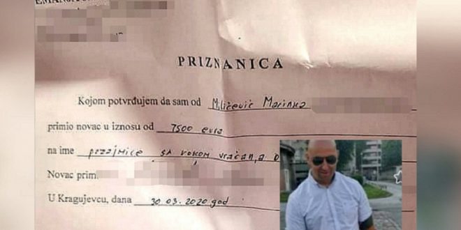 ЗЕЛЕНАШ из Kрагујевца позајми 400, тражи 7.400 евра, отимао куће, станове, имања...