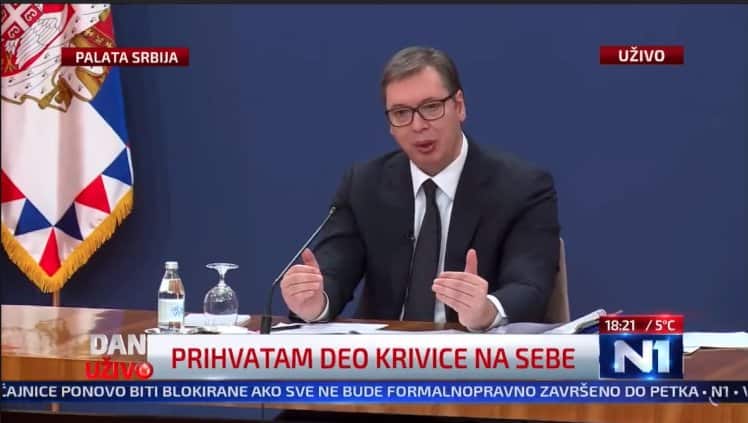 Вучић јавно признао да "планира уништавање живота људи" (видео)