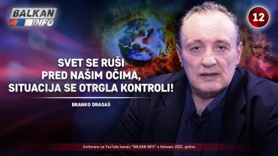 ИНТЕРВЈУ: Бранко Драгаш - Свет се руши пред нашим очима, ситуација се отргла контроли! (видео)