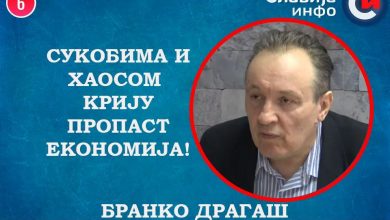 ИНТЕРВЈУ: Бранко Драгаш - Сукобима и хаосом крију пропаст економија! (видео)