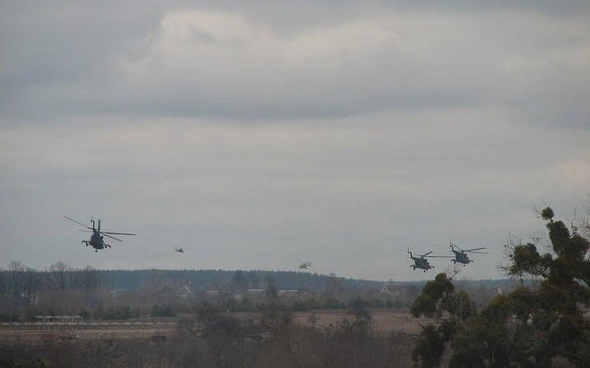 Аеродром Гостомељ у предграђу Кијева под контролом руских падобранаца (видео)