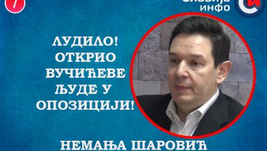 ИНТЕРВЈУ: Немања Шаровић открио Вучићеве људе у опозицији! (видео)