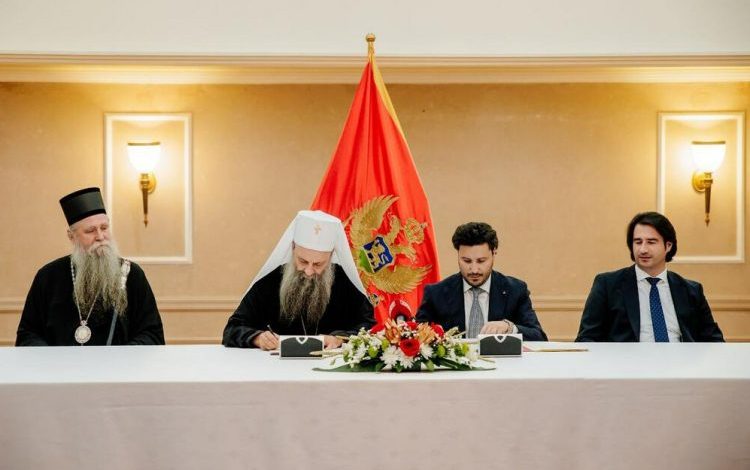 Потписан Темељни уговор између Српске православне цркве и Црне Горе