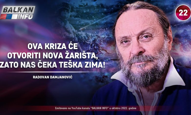 Радован Дамјановић - Ова криза ће отворити нова жаришта, чека нас тешка зима! (видео)