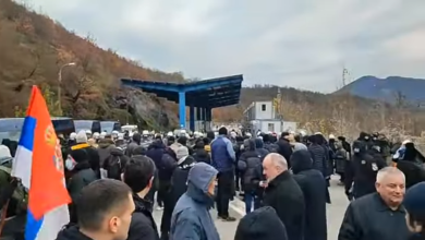 Пробијање кордона на Јарињу: Полиција тукла и хапсила народ (видео)