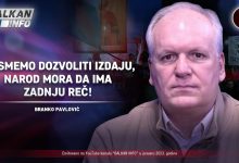 Бранко Павловић: Не смемо дозволити издају, народ мора да има задњу реч! (видео)