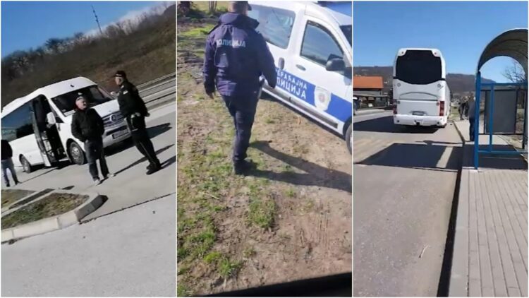Полиција зауставила више од 80 аутобуса са грађанима који су кренули на скуп у Београд и упутила их на „ванредни технички преглед“