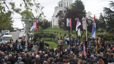 Лазаревац: Протест радника ЕПС-а због трансформације предузећа у акционарско друштво (видео)