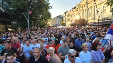 Реке народа на протестима против ископавања литијума у Шапцу, Аранђеловцу, Краљеву, Љигу и Барајеву (фото, видео)