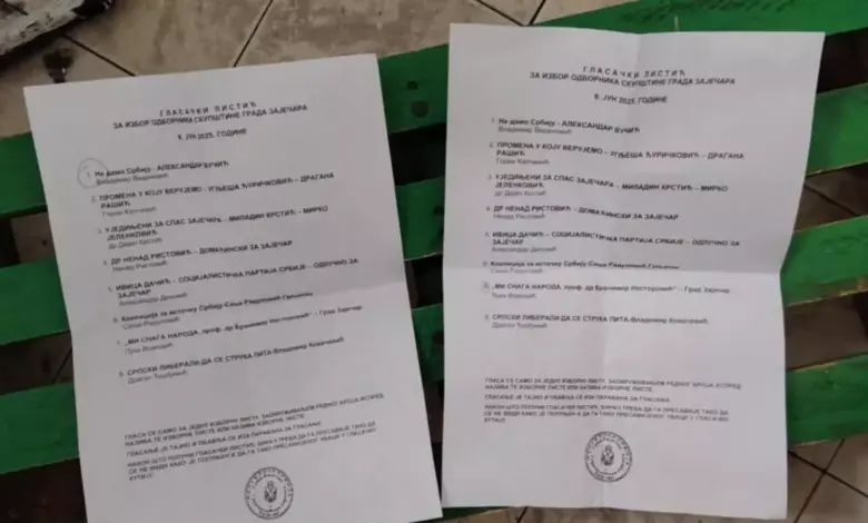 У Зајечару пронађени „затурени“ гласачки листићи два дана после избора