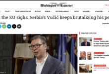 Амерички конзервативни медији: Док ЕУ слеже раменима, Вучић у Србији наставља брутални обрачун са својим народом
